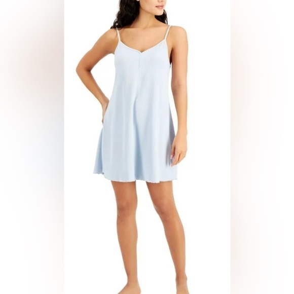 Jenni Other - Jenni Womens Ribbed Short Nightgown,Calming Blue,X-Small-NWT